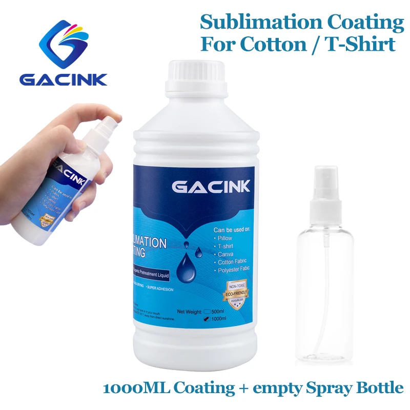 1000ml Sublimation Coating Spray Suitable For Pretreatment of Cotton Materials Such as Clothes All Fabric Quick-drying Spray