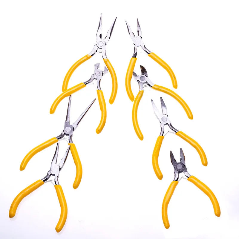 Mini Trang Sức Kìm Dụng Cụ Thiết Bị Bộ Dài Kim Mũi Tròn Cắt Dây Kìm Cho Trang Sức Làm DIY Dụng Cụ Phụ Kiện