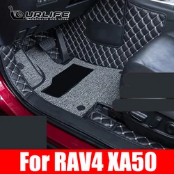 For LHD RHD Toyota RAV4 XA50 5TH 2019 2020 2021 2022 2023 2024 Car Floor Mats Carpets  Leather Accessories Foot Pads