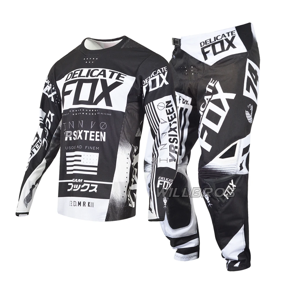 

DELICATE FOX Union Jersey Pants Motocross Dirt Bike MX SX Enduro Off-Road Gear Combo