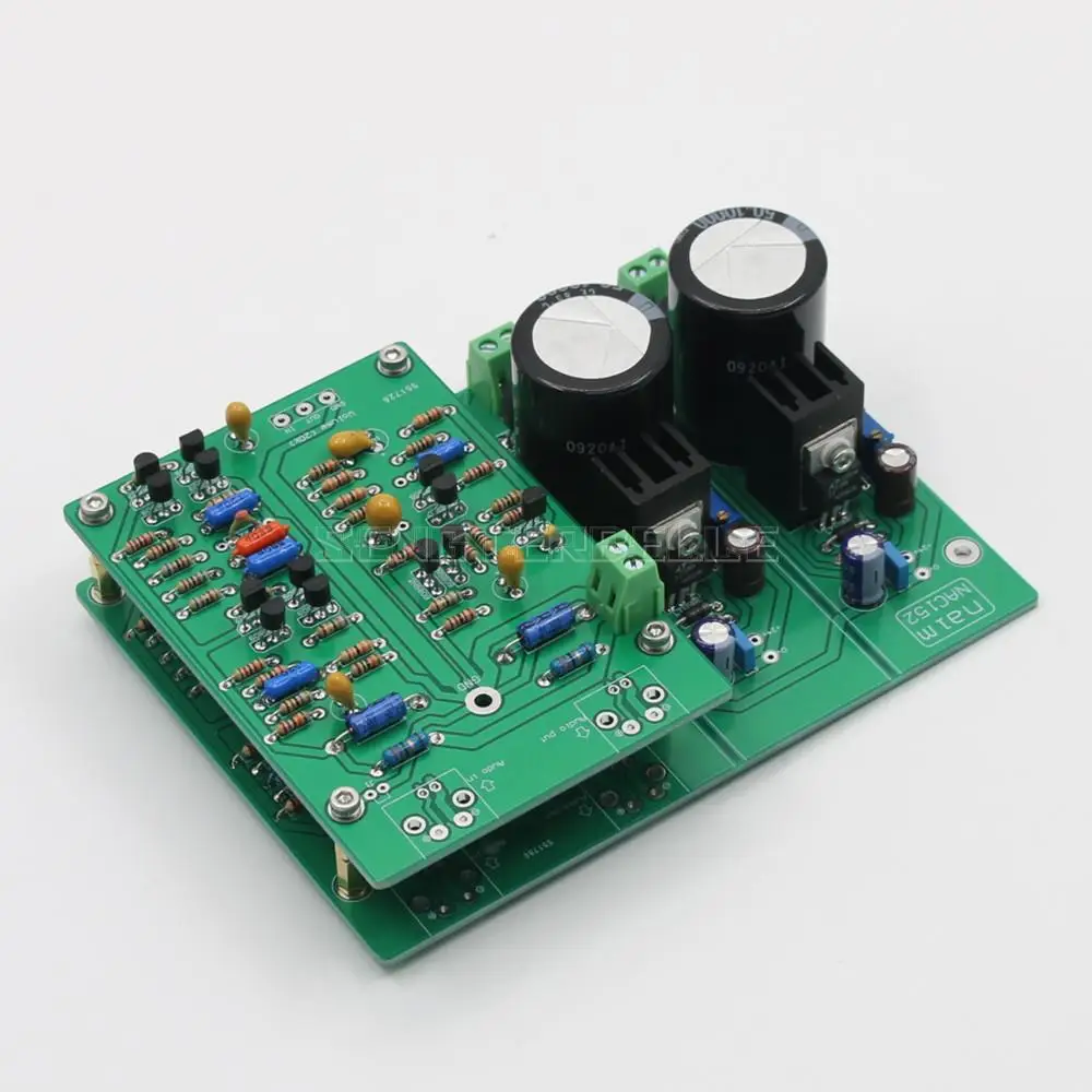 ประกอบ NAC152 สเตอริโอ Preamplifier บอร์ดสําเร็จรูปพร้อม Dual Power Supply Board Pre-Amp