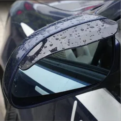 Universal Car Rearview Mirror Rain Eyebrow Protector For Renault megane 2 3 4 clio 4 duster trafic Avantime Captur DOKKER