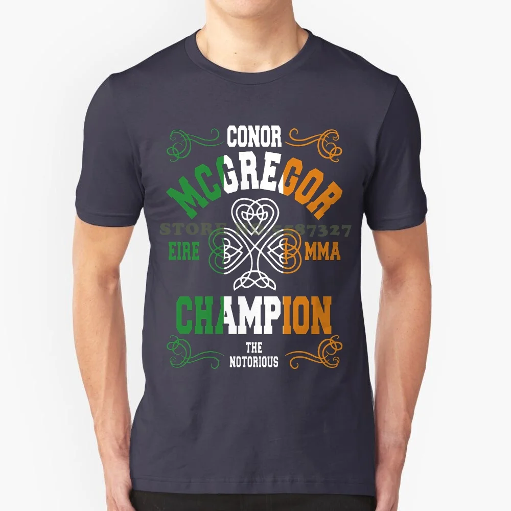 Shirts Tops M~2xl Big Size Cotton Tees Free Shipping Conor Mcgregor T Shirt