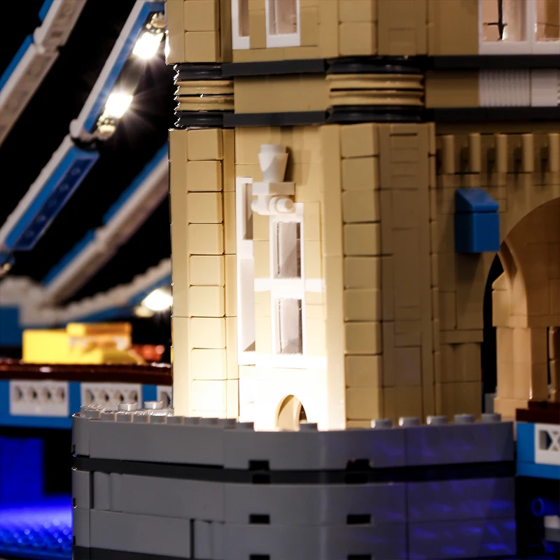 Vonado LED Lighting Kit for 10214 London Bridge Compatible 17004 City  Toys Light Set, Not Included the Building Block