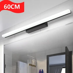 40CM 50CM 60CM Popular Bathroom Led Mirror Light AC85-265V 14W Bedroom Acrylic Vanity Wall Lamp Study Decoration Lighting