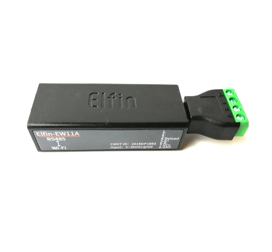 Serial Port RS485 to WiFi Device Server Module Elfin-EW11A Support TCP/IP Telnet Modbus TCP Protocol Data Transfer via WiFi