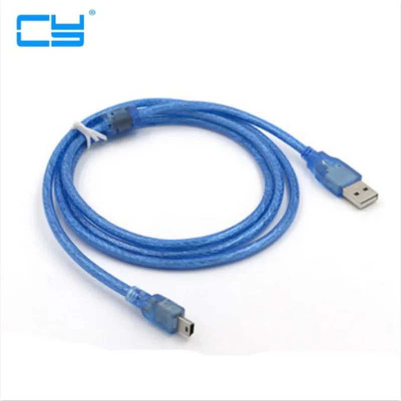 

0.3M 1M 1.8M 3M 5M mini USB 5pin male to USB2.0 male data charging cable for GPS digital camera MP3 mp4