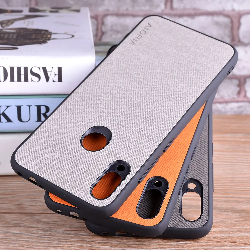 حافظة لهاتف شاومي ريدمي نوت 7 6 5 برو كوكيه فاخر من الجلد والنسيج ناعم من البولي يوريثان غطاء هاتف صلب لهاتف ريدمي نوت 7 6 5 برو