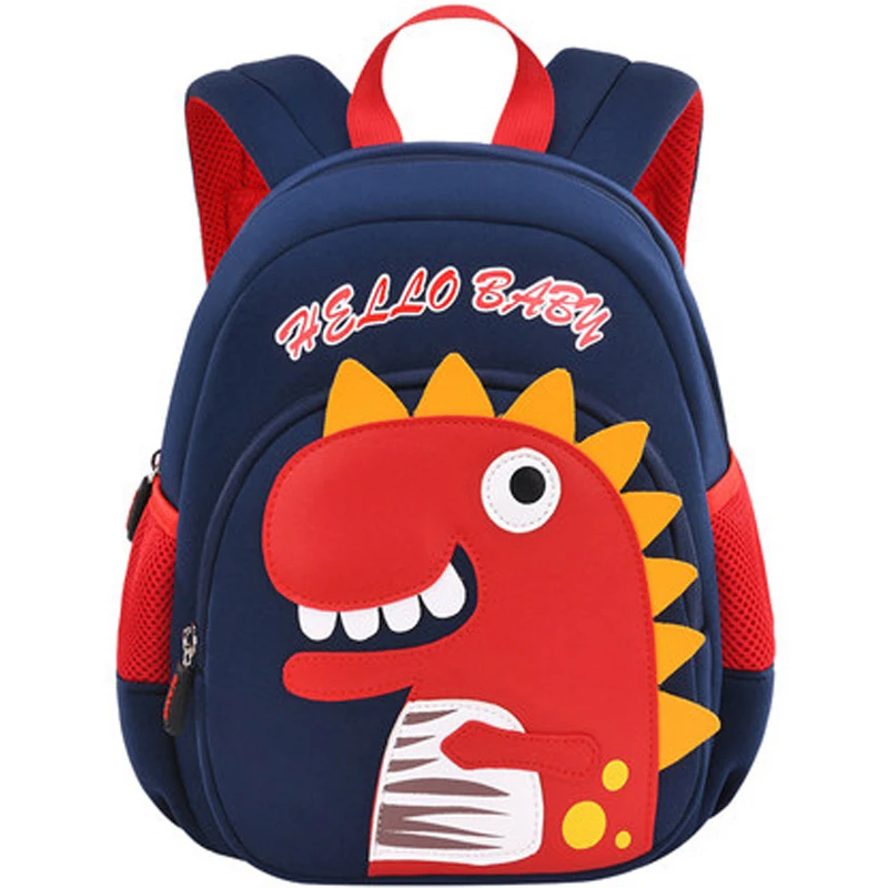 Children Bag 3D Cute Cartoon Dinosaur Kids Bags Kindergarten Preschool Backpack for Boys Girls Baby School Bags 3-4-6 Years Old