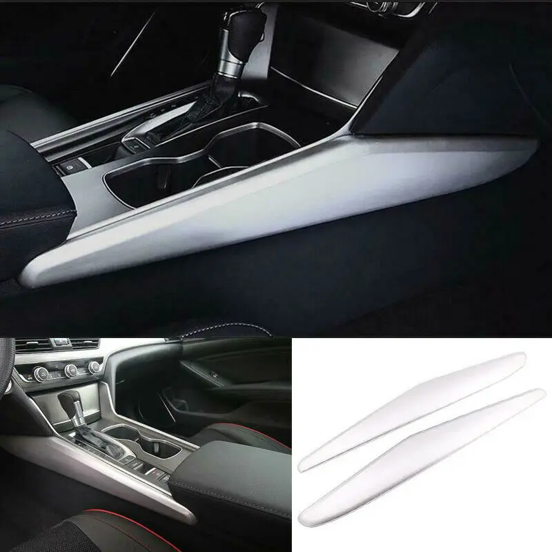 

Подходит для Honda Accord 2018-2020 ABS Серебряный рычаг переключения передач с обеих сторон молдинг крышка отделка автомобильные аксессуары 2 шт.