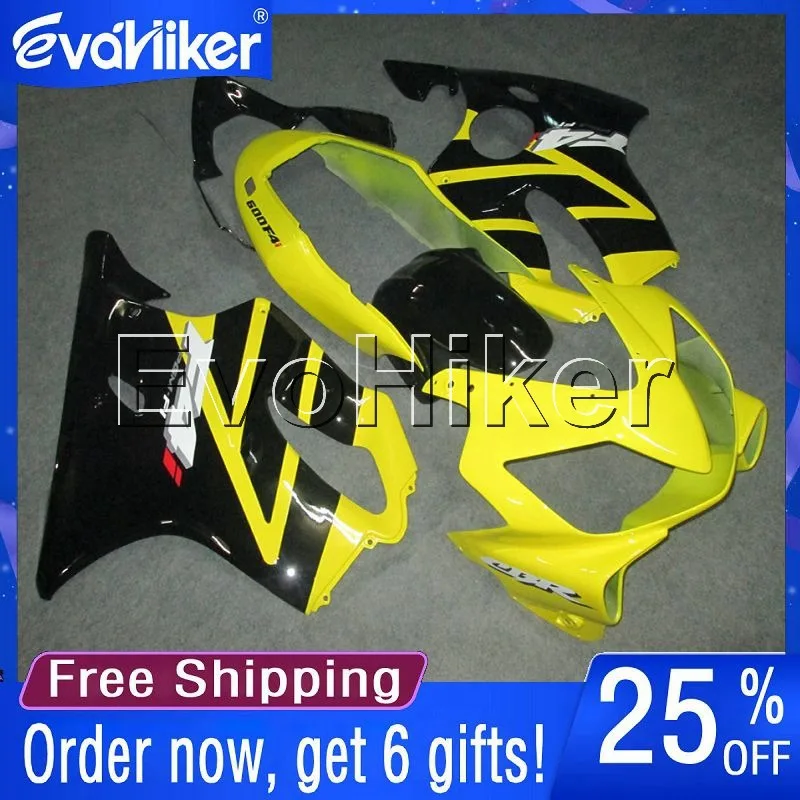 

Motorcycle fairing for CBR600F4i 2004 2005 2006 2007 CBR600 F4i 04 05 06 07 Injection mold motorcycle bodywork kit yellow black