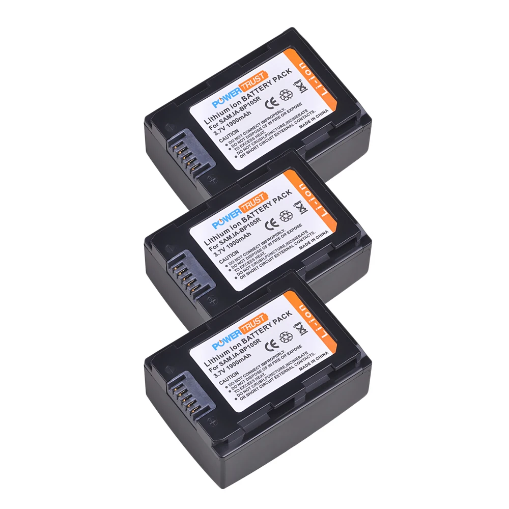 1X1900 mAh IA-BP105R BP105R wymiana bateria do Samsunga HMX-F80, HMX-F80BN, HMX-F80SN, HMX-F90, HMX-F90BN, HMX-F90WN