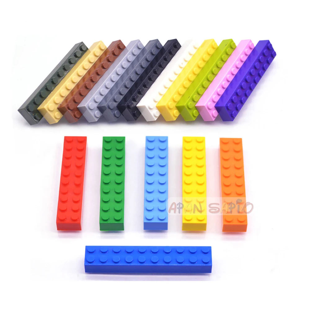 50pcs Thick 2x10 DIY Building Blocks Bricks 16Color Educational Creative Compatible With 3006 Plastic Toys for Children Choice