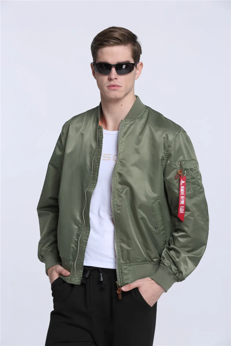 2025 Water Resistant Ma1 Lightweight Green Tactical Military Varsity Flight Windbreaker Pilot Air Force Bomber Jacket for Men 9 H55b4fa477d154a4b840e7d9fdd67a22bU