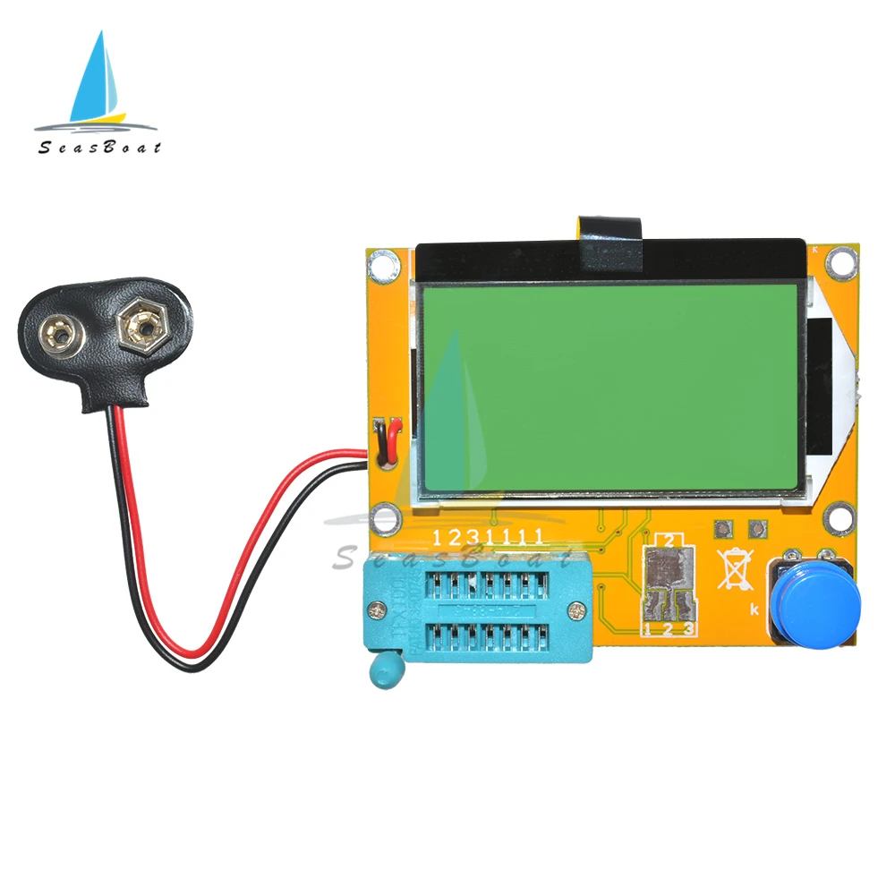 LCR-T4 ESR Meter Digital Transistor Tester for Diode Triode Capacitance SCR Inductance MOS/PNP/NPN