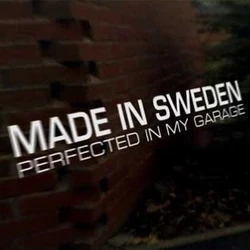 28 x8cm Made in Sweden perfect in garage adesivi per auto decalcomania in PVC Styling per Volvo R Design C70 C30 V70 V60 V50 V40 S40 S60 XC90