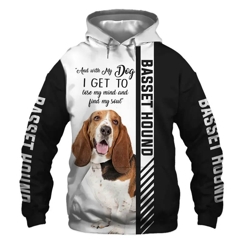 

Cute Basset Hound Dog 3D Printed Jacket Men/Women Harajuku Hoodie Unisex Casual Streetwear Sweatshirt Pullover Sudaderas DW0225