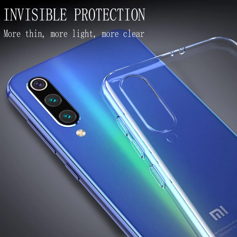 Luxury Clear Case For Xiaomi Mi A1 A2 A3 8 9 Lite Se 10 Pro Transparent Silicone Soft Case For Mi Note 10 Lite 6 6x 5x Fundas image 4