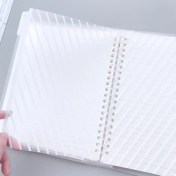 5 ورقة/حزمة A5/B5 صفحة مؤشر الموثق ل فضفاضة قذيفة دفتر فواصل 20/26 ثقوب interpaper اللوازم المكتبية القرطاسية