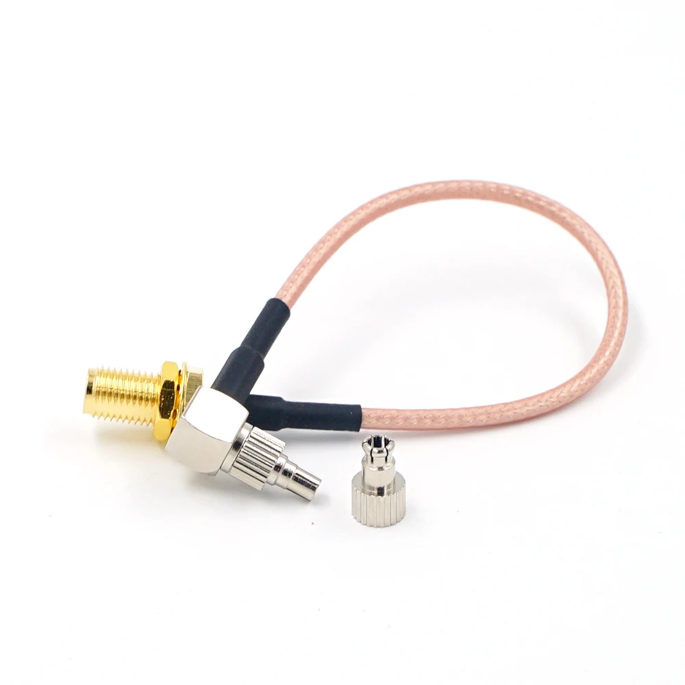 SMA Female To CRC9/TS9 Dual Connector RF Coaxial Adapter RG316 Cable 15-100cm