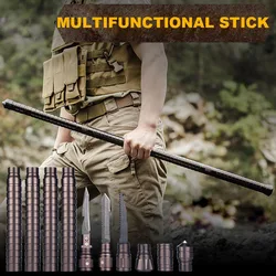 Walking Cane Sturdy Trekking Poles Self Defense Stick, Camping Safety Stick, Home Car Defensive Rod, Walking Stick