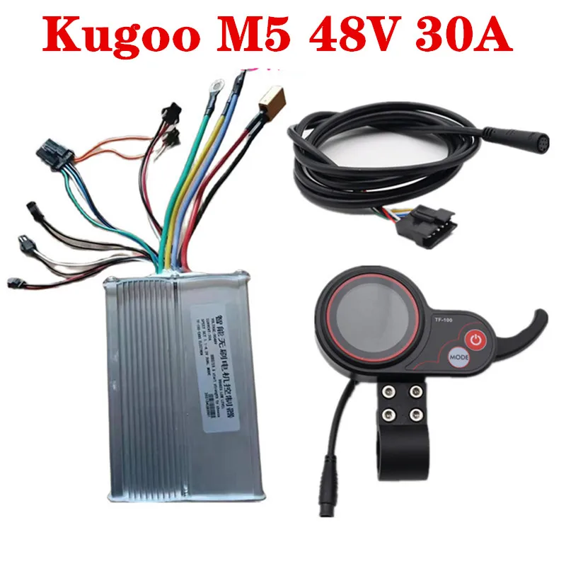 TF-100 48V 30A Display & Controller for KUGOO M5 Electric Scooter Dashboard Controller Spare Parts