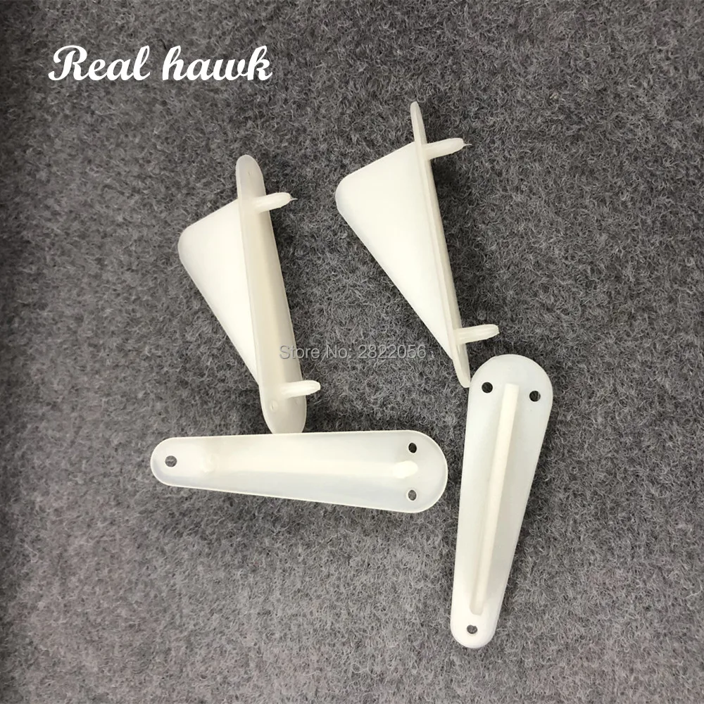 4pcs White triangular nylon fixed tip protector wing retainer Wing Skids Prevent wing friction damage fixed-wing aircraft parts