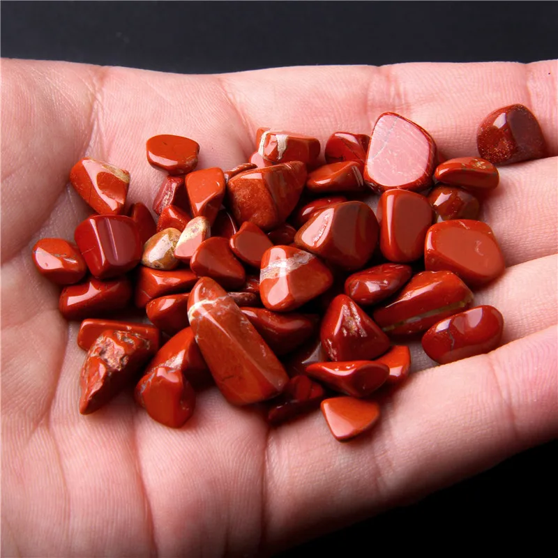 No Hole Natural Redstone Chips Beads Irregular Red Stone Gravel Bead For Home&Home Fish Tank Bonsai Decor 5-8mm grava 20- 100g