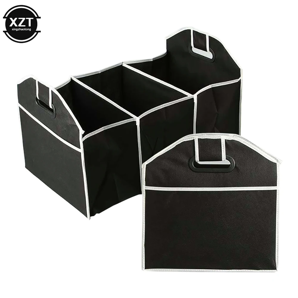 Car Multi-Pocket Trunk Organizer Large Capacity Folding Storage Bag   Organizer Storage Box Container Car Decoration
