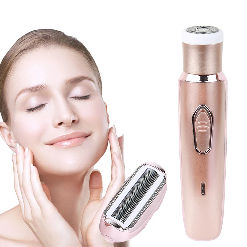 SONAX PRO Multifunction 2 In 1 Women Shaver Rechargeable Electric Shaver Razor Epilator Bikini Trimmer Portable Shaver Set