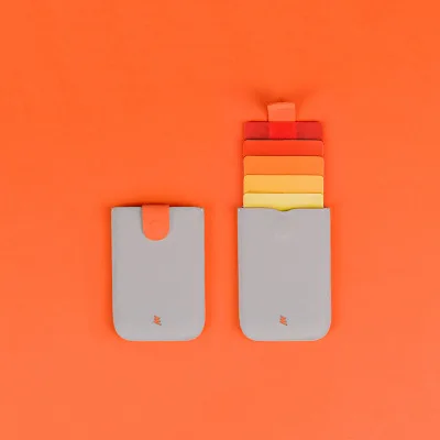 Porta-cartões portáteis Xiaomi-Youpin V2 Mini Slim para homens e mulheres, protetor de cartão de identificação e crédito, carteira gradiente, cartões de visita