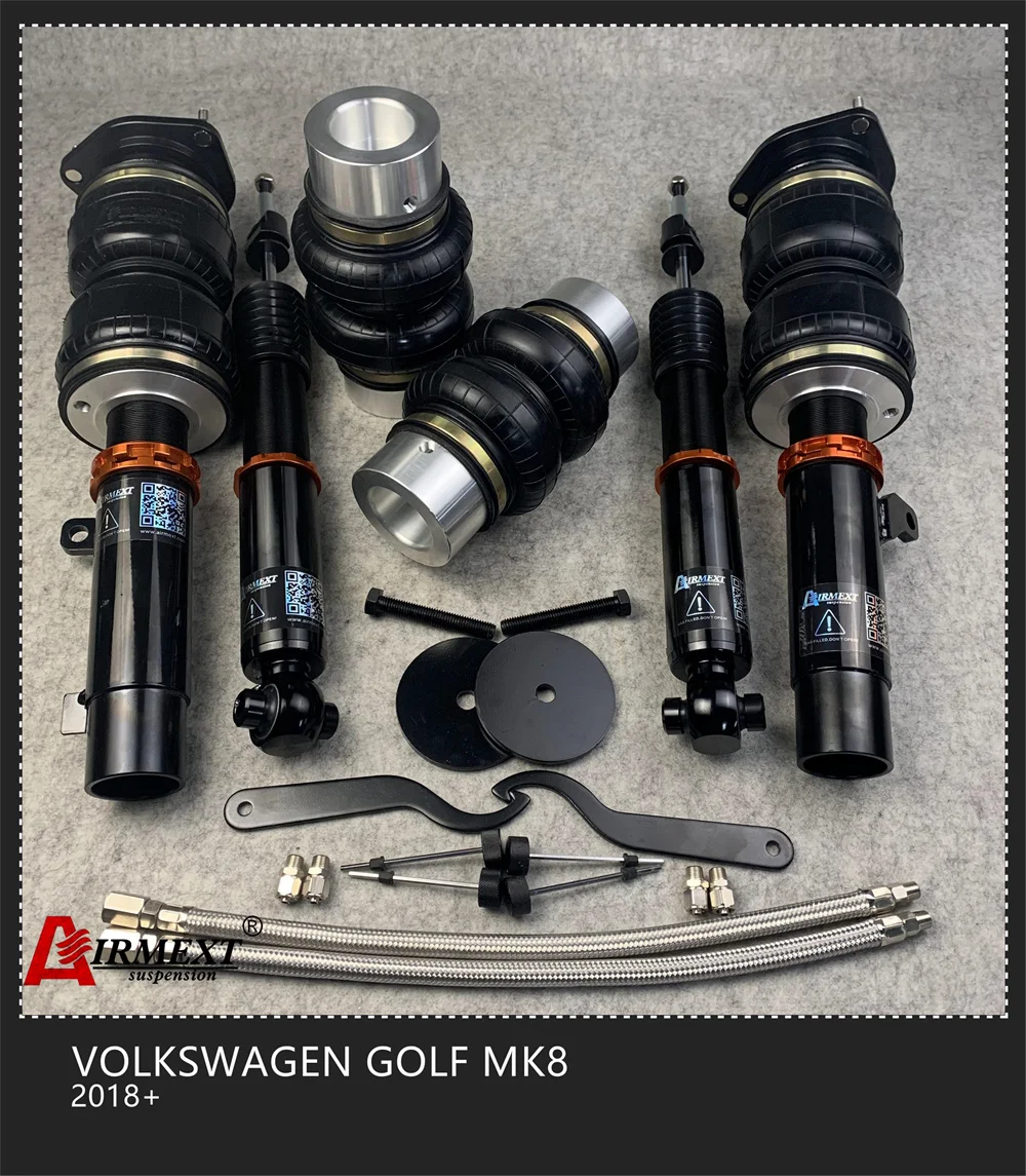 

For VW GOLF MK8 2WD (2018+)/AIRMEXT/Air suspension kit/coilover+air spring assembly/Auto parts/ air spring/pneumatic