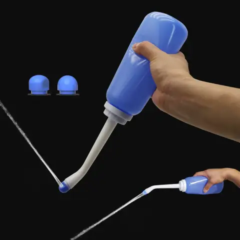 Sprayer Personal Cleaner Hand Held Seat 500ml Toilet Bidet Tackle Hygiene Washing Travel EVA Portable Bottle