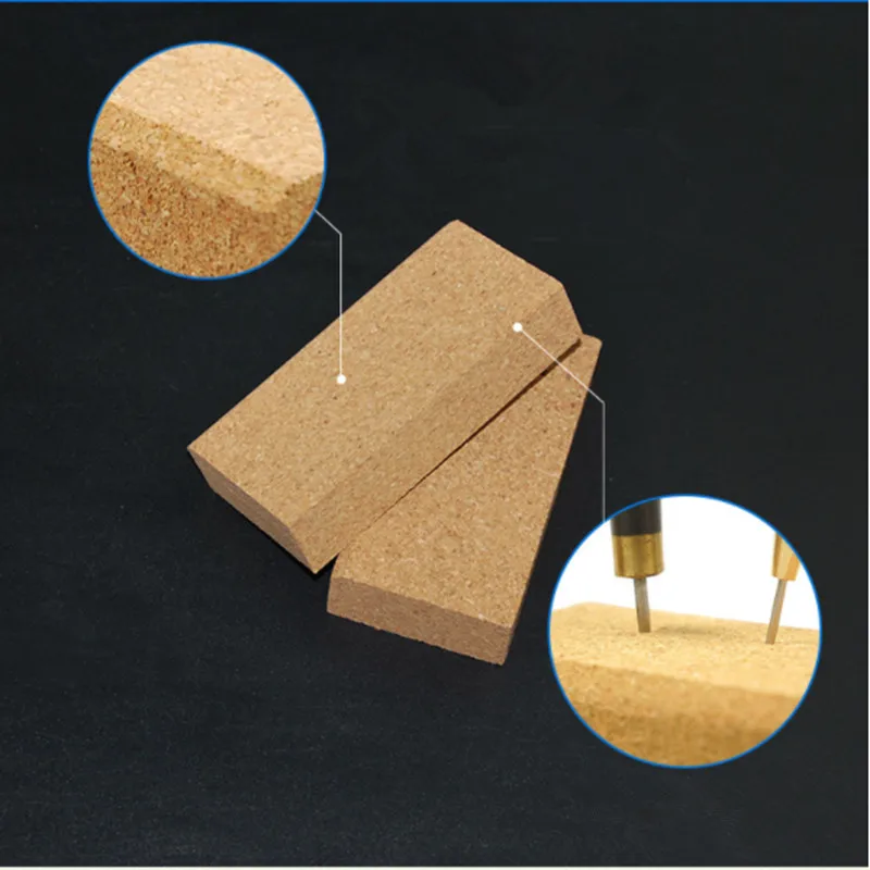 Wood Grain Cork Awl, Board Pin Board, Leather Punch Tools, DIY, 1Pc