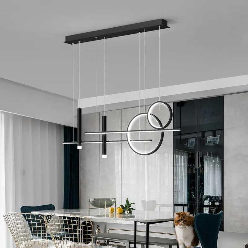 Imagem -04 - Nordic Led Pendant Lights For Living Room Mesas Center Dining Food Chandelier Decoração para Casa Indoor Fixture