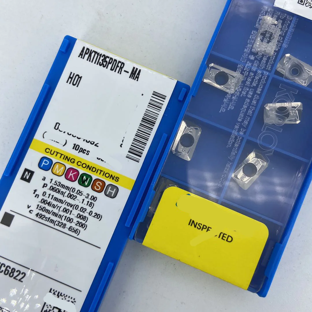 Herramientas de torneado de aluminio APKT1604 MA3 H01 APKT1602 APKT113502, herramienta de fresado, inserto de fresado