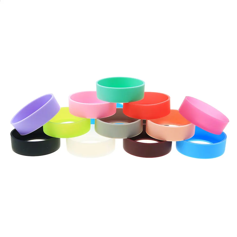Silicone World 60mm Silicone cup bottom cover Coaster Sleeve Water Cup Cover Sheath Cup Bottom Ring Wear-resistant Bottom Cover - Image 4