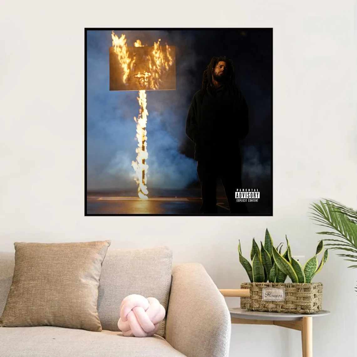 J. Cole The Off-Season Rap Music Album Poster Prints Art Canvas Painting Wall Living Room Home Decor (No Frame)