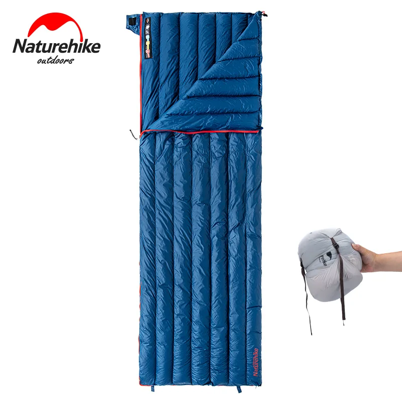 

Naturehike Sleeping Bag Ultralight CWM400/CW280 Goose Down Envelope Type Sleeping Bag Camping 800FP Outdoor Mini Warm Waterproof