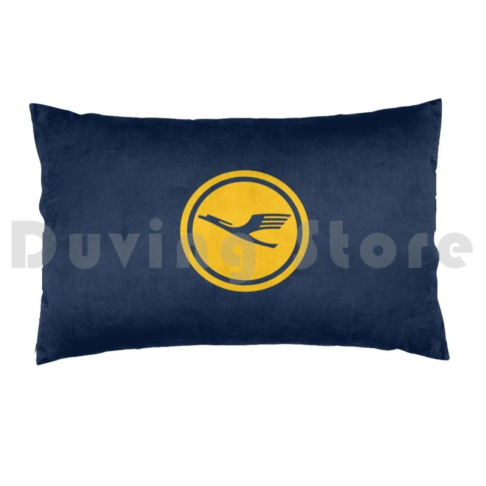 Lufthansa Pillow Case DIY 50*70 Lufthansa Aviation Jet Plane Pilot Captain Stripes Airways Boeing Airbus Airplane Runway