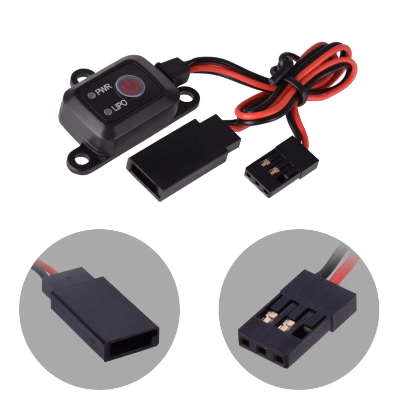 SKYRC Power Switch SK-600054-01 On/Off MCU Controlled LIPO NIMH Battery 4-12V  for 1/10 1/8 RC Helicopter Car DIY Parts