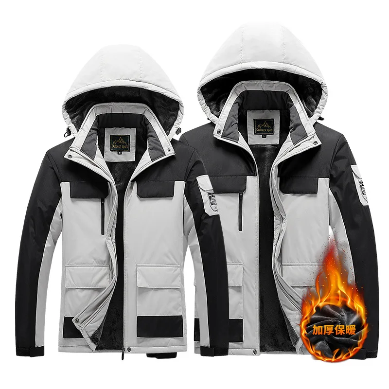 Thick Warm Windproof Ski Snowboard Waterproof Jackets Mountaineering Snow Suits for Men and Women