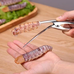 Stainless Steel Shrimp Peeler Portable Shrimp Peeling Tongs Easy To Clean Shrimp Sheller Kitchen Supplies Tools Seafood Tools