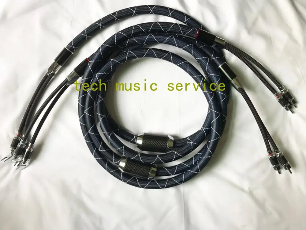 HI-End tech music service-Furutech NanoFlux Speaker Cable with carbon fibre plug