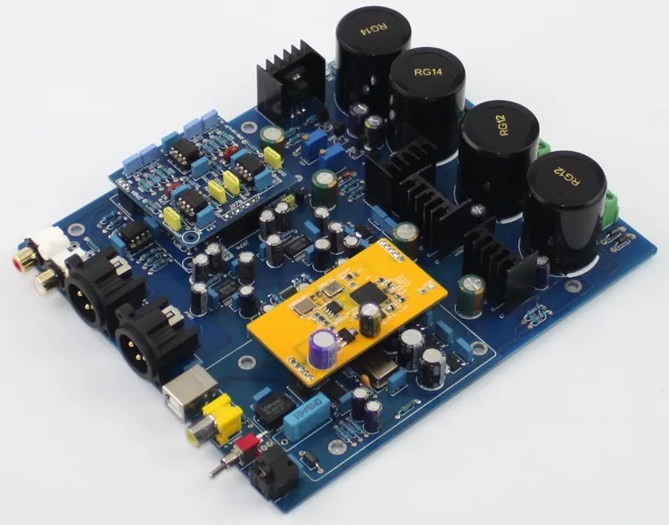 

YJ0092-DSD1796 dual chip decoding board (excluding XMOS U8 daughter card)