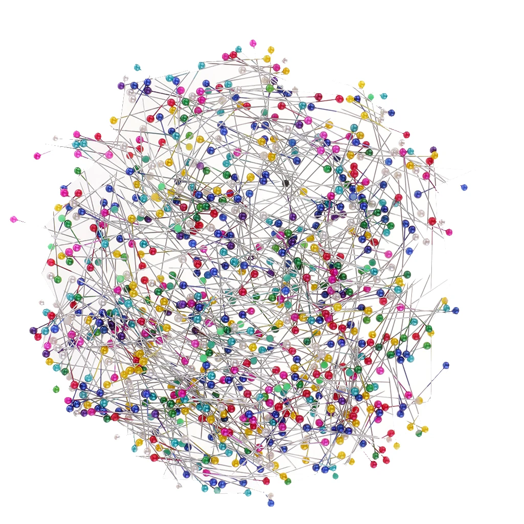 800 sztuk różne kolory głowa perły szpilki do szycia dla krawców krawiectwo ślubne dekoracyjny bukiet