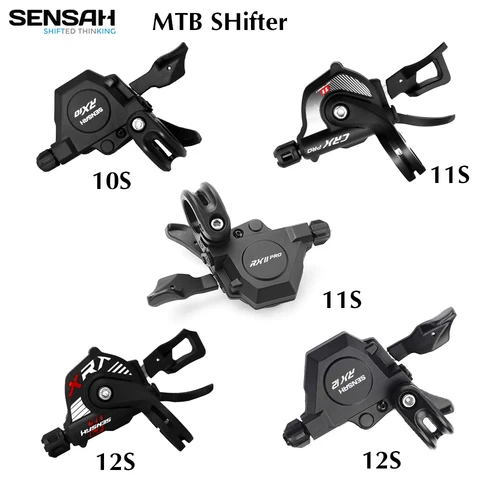 SENSAH-palanca de cambios de gatillo para bicicleta de montaña, 10 11 y 12 velocidades, desviadores traseros RX10 CRX XRX M6000 M8000, nuevo