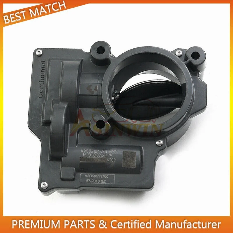 

Throttle Body Valve Control Flap 03C 128 063B 03C128063B A2C59511700 03C128063A For VW AU DI SKODA 1.4 TSI