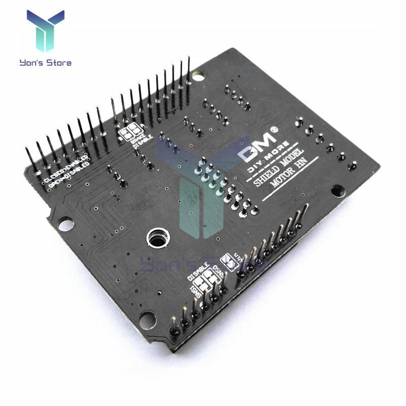 For Arduino  R3 MEGA2560 Dual Channel DC Motor Driver Shield Expansion Board L298NH Module Driving Module Replace L298P L298