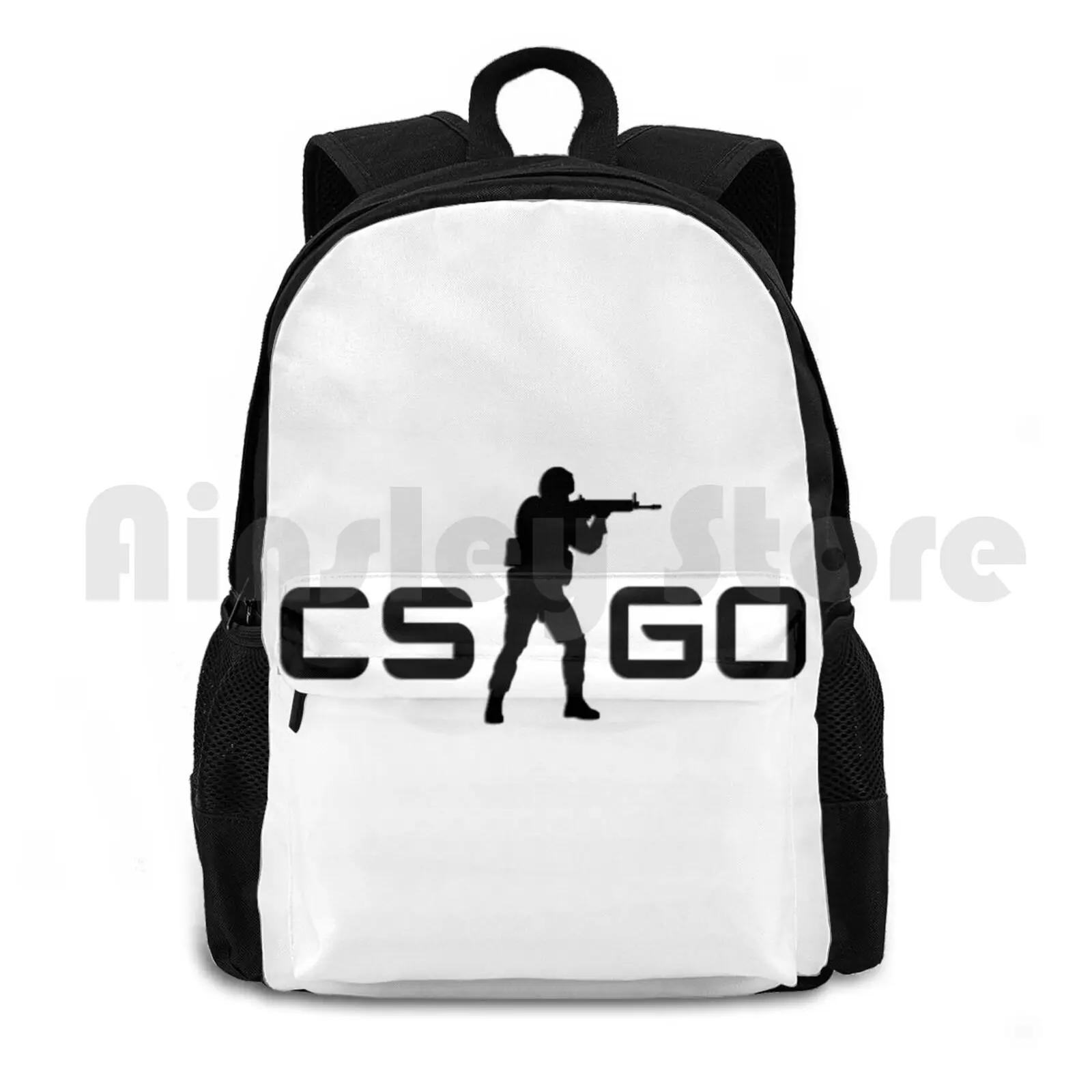 Csgo Outdoor Hiking Backpack Waterproof Camping Travel Csgo Steam Games Counter Strike Gun Gun Game Shooter Counter Strike